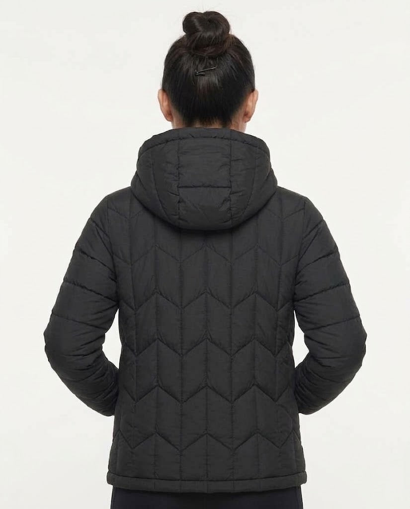 Women's white down jacket
