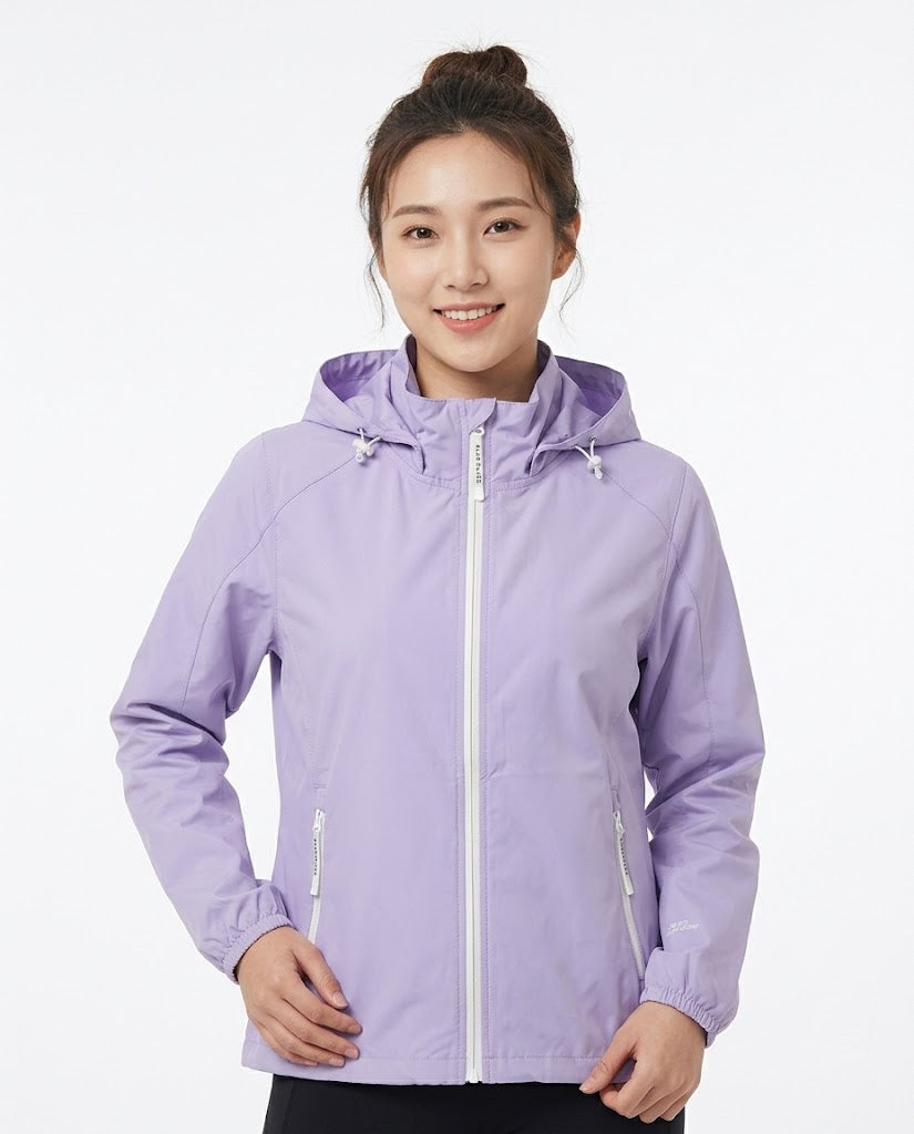 Women's waterproof and breathable windbreaker
