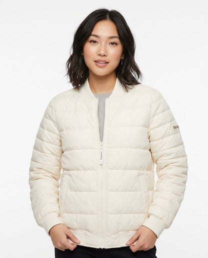 女裝白色V領羽絨外套