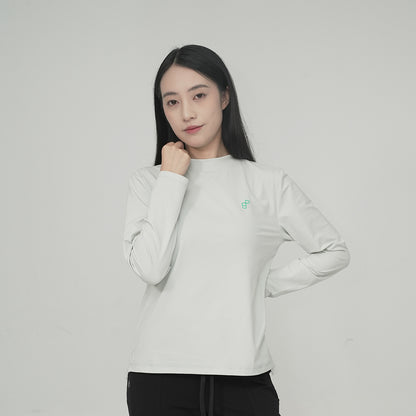 女装标志高领长袖T恤 (全线最抵价钱就在网店，帮你悭得一蚊得一蚊)