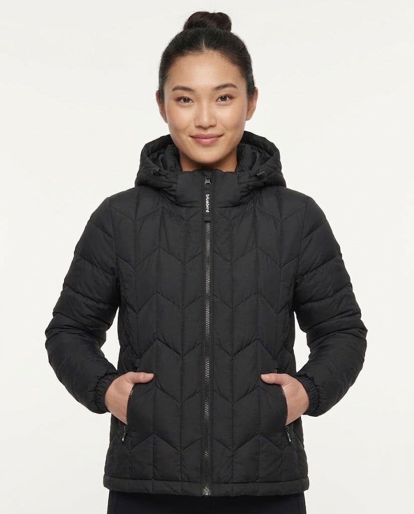 Women's white down jacket