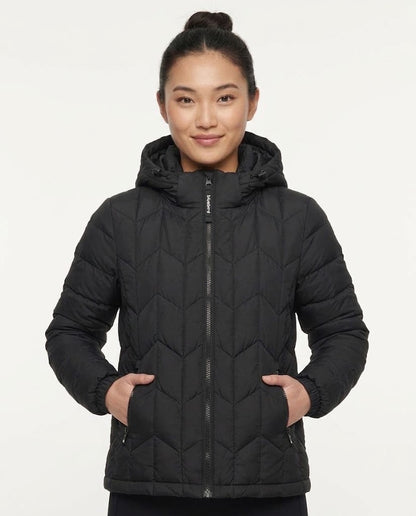 Women's white down jacket