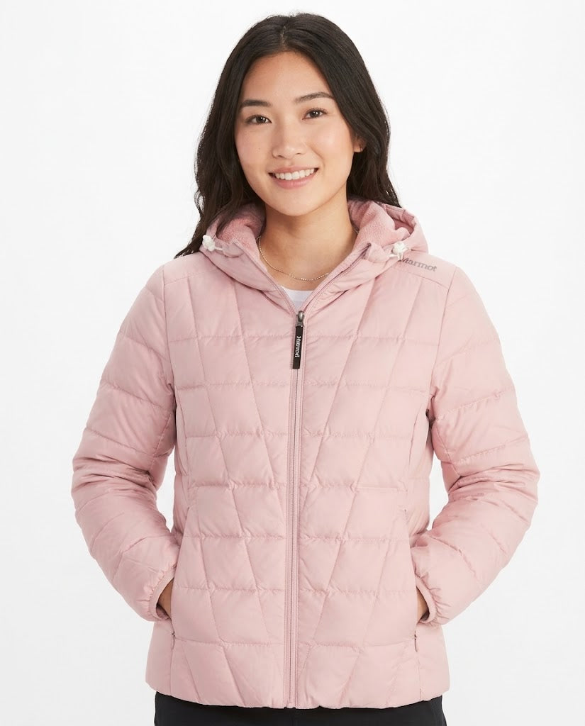 女裝粉色羽絨外套