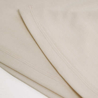 Women's Coffee Yarn Short Sleeve T-Shirt With Small Logo 