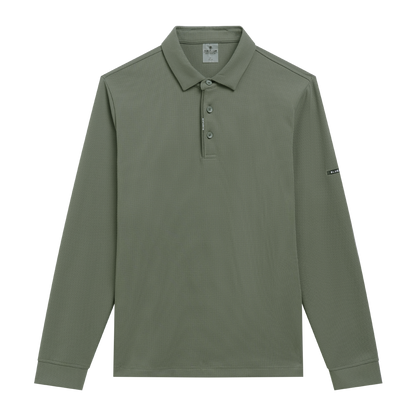 男装Polo长袖T恤 (全线最抵价钱就在网店，帮你悭得一蚊得一蚊)