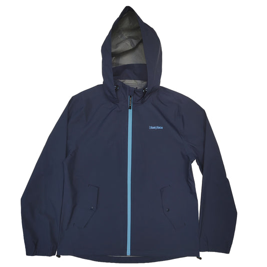 Men's waterproof and breathable windbreaker with contrasting zipper