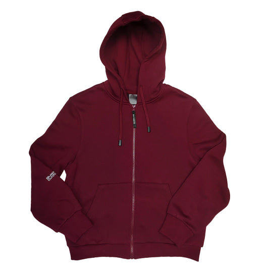 Women's hooded sweatshirt jacket