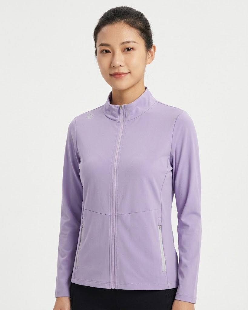 女裝 彈性輕盈風衣｜壓膠拉鏈防風外套